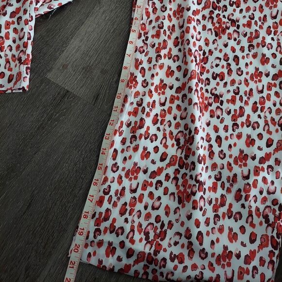 NEW Banana Republic Jumpsuit Romper Animal Leopard Print Wide Leg Cropped Sz 12 - Picture 8 of 8